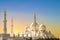 Sheikh Zayed Grand Mosque, Abu Dhabi, sunrise at grand mosque, Abu Dhabi