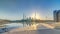 Sheikh Zayed Grand Mosque in Abu Dhabi at sunset timelapse, UAE