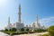 Sheikh Zayed Mosque - Abu Dhabi, United Arab Emirates. Beautiful white Grand Mosque