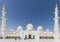 Sheikh Zayed Mosque Behide The Entrance, The Great Marble Grand Mosque at Abu Dhabi, UAE