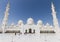 Sheikh Zayed Mosque Behide The Entrance, The Great Marble Grand Mosque at Abu Dhabi, UAE