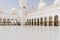 Sheikh Zayed Mosque Corridor with Arabic Geometry Decoration, The Great Marble Grand Mosque at Abu Dhabi, UAE