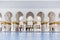 Sheikh Zayed Mosque Left Corridor with Pool, The Great Marble Grand Mosque at Abu Dhabi, UAE