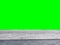shelf plank green screen background green screen gray wooden table concept exhibit advertisement product