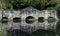 Shell Bridge in Stowe, Buckinghamshire, UK