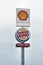Shell and Burger King pylon