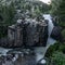 Shell Creek Falls in Wyoming mountains