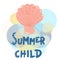 Shell summer child poster