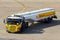 Shell tank truck airport on tarmac