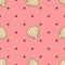 Shell. Vector seamless pattern