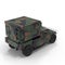 Shelter HMMWV Military Hummer on white. 3D illustration