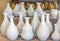 Shelves with ceramic dishware