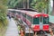 Shenmu railway station in Alishan National Scenic Area, Chiayi County, Taiwan. Alishan