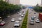 Shenzhen 107 National Highway Baoan section traffic landscape