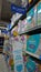 Shenzhen, China: Baby Diapers on sale at Wal-Mart Supermarket