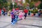 Shenzhen, China: children practice roller skating