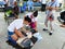 Shenzhen, China: Health management enters community activities. Doctors give free medical treatment to citizens and guide them to