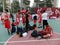 Shenzhen, China: KFC three player basketball match landscape