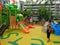 Shenzhen, China: parents and children play in community parks