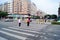 Shenzhen, china: road zebra crossing