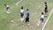 Shenzhen, China: teenagers train to play football