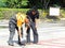 Shenzhen, China: urban sewer dredge workers