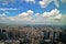 Shenzhen skyline with cloudy sky