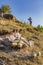 Shepherd cattle Hnevank Lorri landscape Armenia landmark