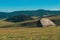 Shepherd cottage on Zlatibor hill slope in Serbia