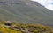 Shepherd`s mud hut in the hills near the town of Mokhotlong in north eastern Lesotho, Africa.