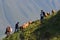 Shepherds near Xinaliq, Azerbaijan, a remote mountain village in the Greater Caucasus range