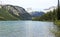 Sherbrooke Lake, Yoho National Park, Rocky Mountains, British Columbia, Canada