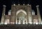 Sherdor madrasah on Registan square in Samarkand at night