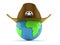 Sheriff hat with globe