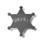 Sheriff Star Badge - Stock Photo