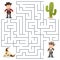 Sheriff & Wanted Maze for Kids