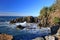 Sheringham Point, Rugged Coast along Juan de Fuca Strait from Lighthouse, Southern Vancouver Island, British Columbia