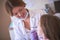 Shes highly experienced in pediatric dentistry. Cropped shot of a dentist examining a little girls teeth.