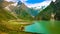 Sheshnag Lake enroute on Amarnath Cave trek ,Jammu &Kashmir, India.