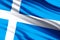 Shetland flag illustration