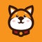 Shiba Inu cute head face