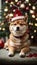 Shiba Inu\'s Merry Melody: Christmas Magic, Festive Delight, Adorable Moments, and Heartwarming Joy.