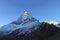 Shibling Parbat peak in early morning light