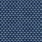 Shibori Background.Tie Dye Indigo Blue Dotty Texture. Bleached Handmade Resist Seamless Pattern. Watercolor Stripe Textile.