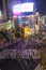 Shibuya crossing Tokyo, Japan very famous fashion shopping center , entertainment , bar and restaurant