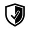 Shield Crest Vector Icon, Shield Check Mark Sign, Approved Protection For Your Business, Application, Website, Secured Icon,