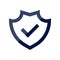 Shield Crest Vector Icon, Shield Check Mark Sign, Approved Protection For Your Business, Application, Website, Secured Icon,