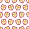 Shield defender seamless pattern textile print. repeat pattern background design