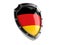 Shield with german flag