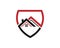 Shield House Logo Design Vector